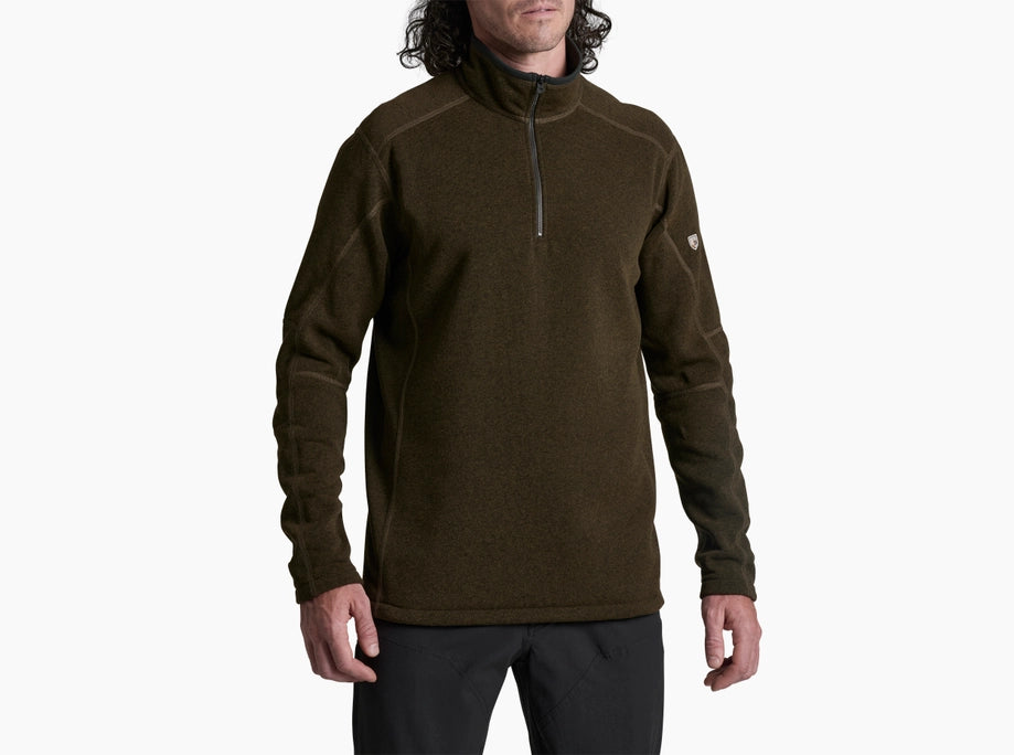 Kuhl Revel 1/4 Zip in Dark Roast