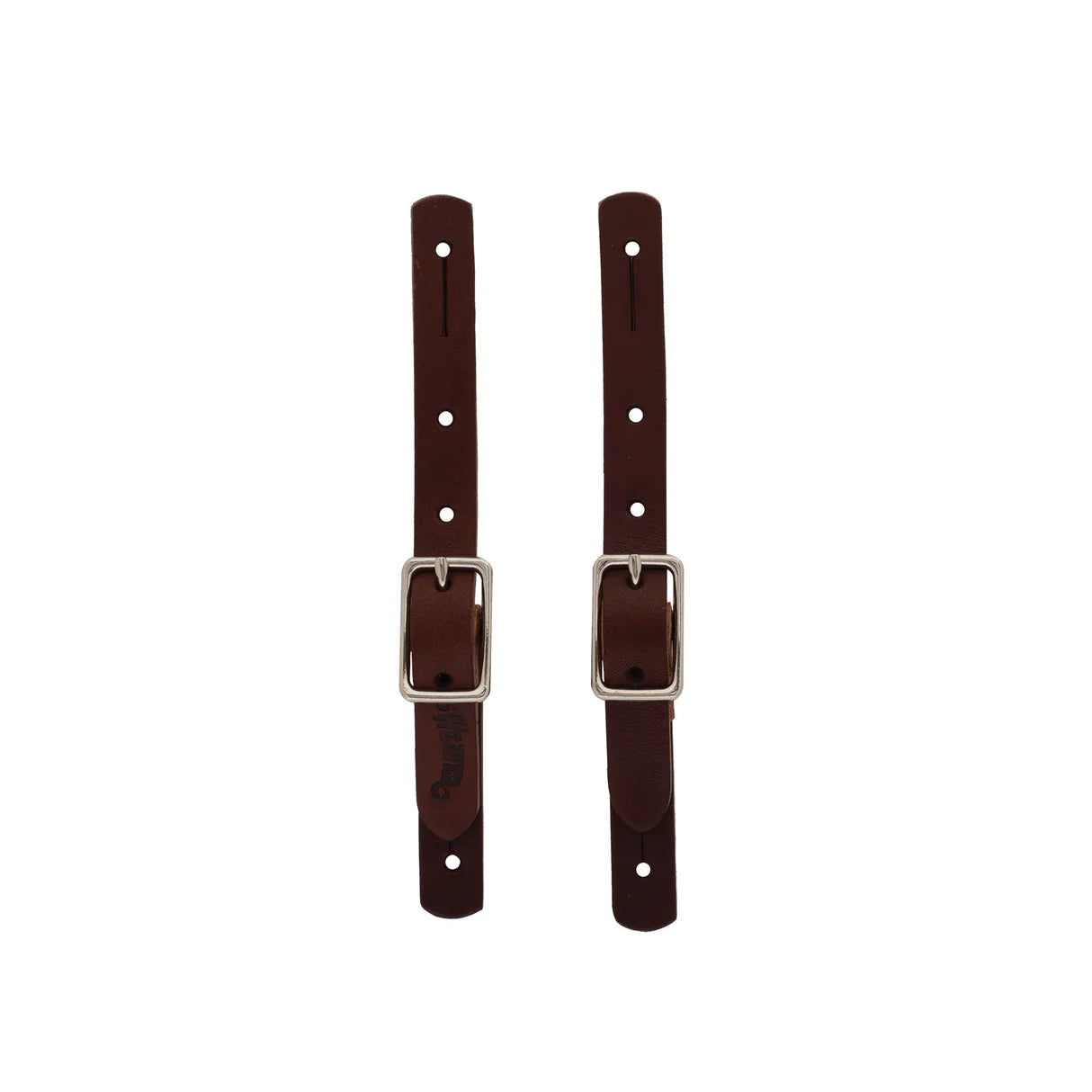Weaver Youth Spur Straps in Dark Chocolate