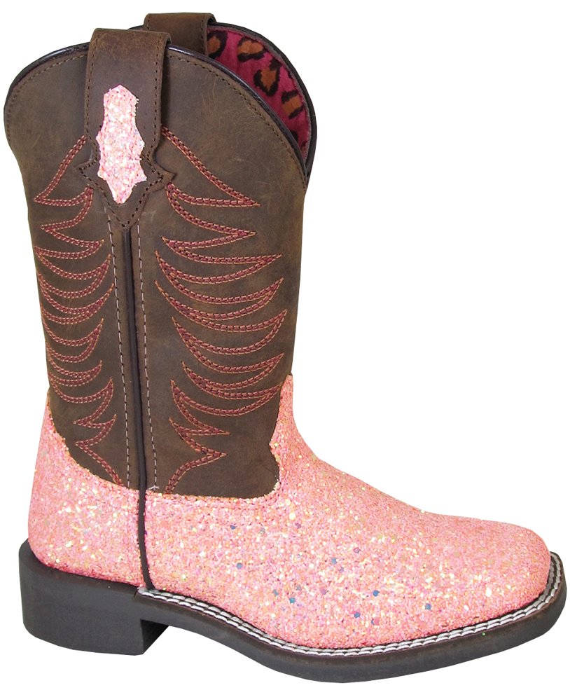 Smoky Mountain Girl's Ariel Pink Boot 10.5