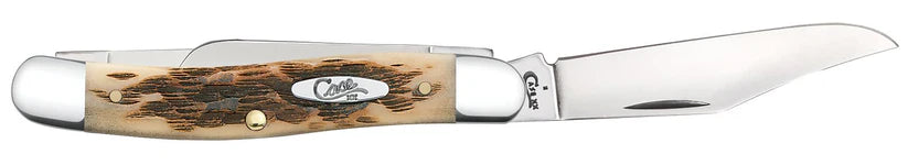 Case Peach Seed Jig Amber Bone Stockman