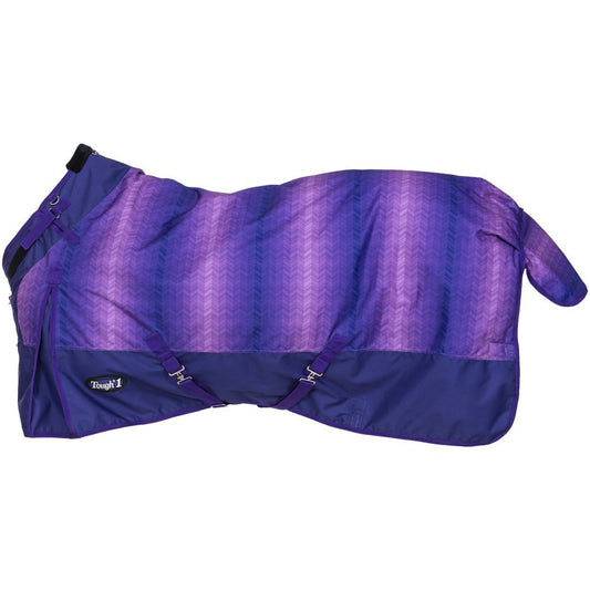 Tough1 1200D Chevron Print Turnout Blanket with Snuggit