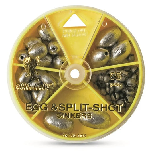 Eagle Claw Egg Sinker and Split-Shot Assortment