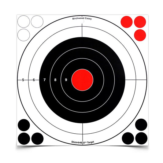 Birchwood Casey Stick A Bull 12 Inch Adhesive Bull's-Eye