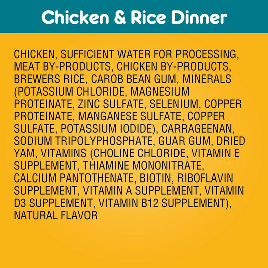 Pedigree Chopped Ground Dinner with Chicken and Rice Wet Dog Food
