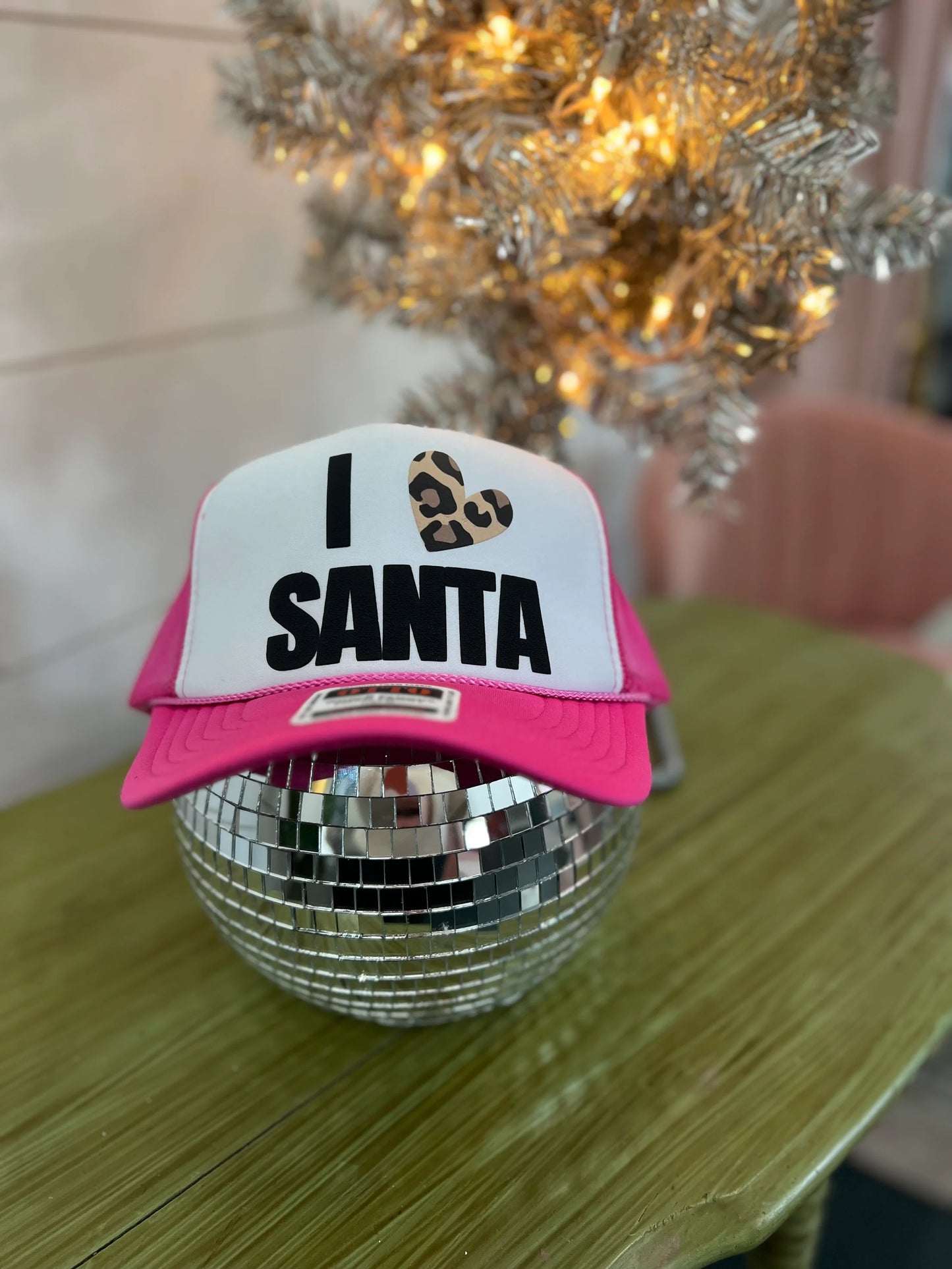 I <3 Santa Trucker Hat