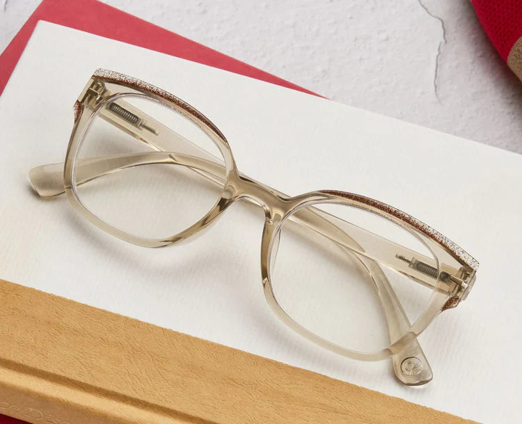 Peepers Glimmer Tan Reading Glasses