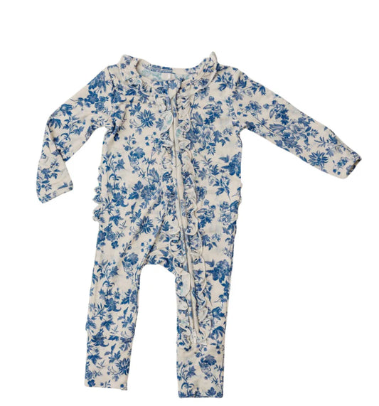Rockin Royalty Blue Bell Bliss Footie
