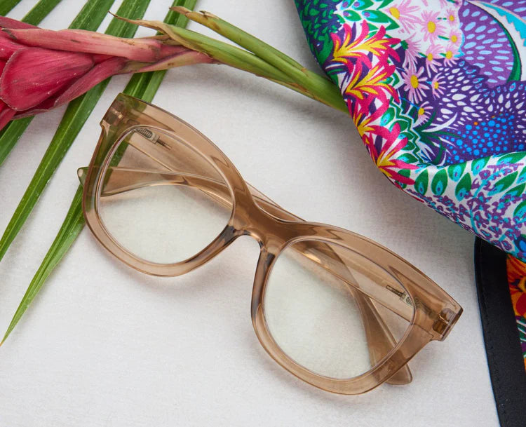 Peepers Center Stage Tan Reading Glasses