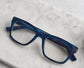 Peepers Brady Navy Horn Reading Glasses