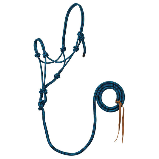 Weaver 5/16” Rope Horse Halter with Attached Lead