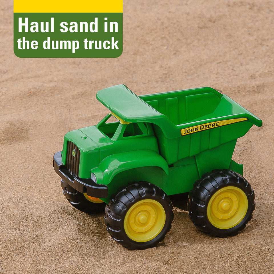 Tomy John Deere 6" Sandbox Toy Set with Toy Truck and Toy Tractor