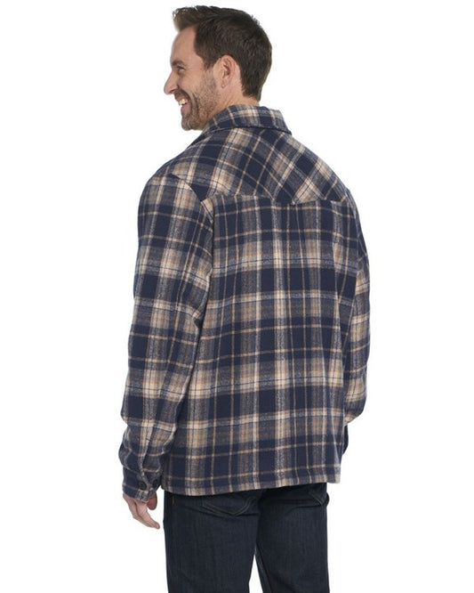 Cripple Creek Plaid Zip Blanket Shirt Jacket