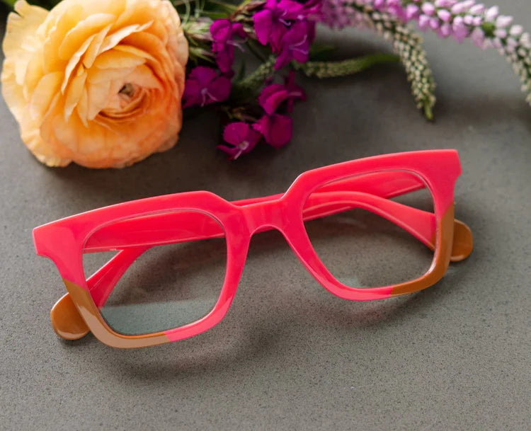 Peepers Page Pink/Tan Reading Glasses