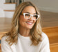 Peepers Bernadette White/Tokyo Tortoise Reading Glasses