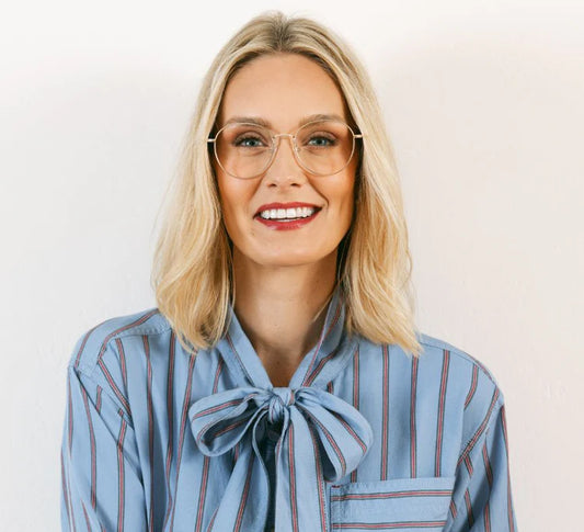 Peepers Classified Gold Reading Glasses