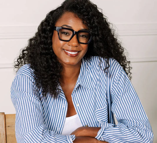 Peepers Take a Bow Navy Reading Glasses