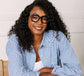 Peepers Take a Bow Navy Reading Glasses