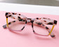 Peepers Birdie Pink Chai Colorblock Reading Glasses