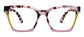 Peepers Birdie Pink Chai Colorblock Reading Glasses