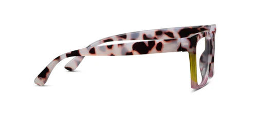 Peepers Birdie Pink Chai Colorblock Reading Glasses