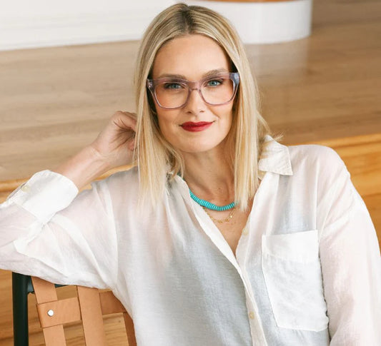 Peepers Shine On Purple Reading Glasses