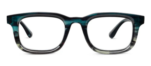 Peepers Otto Teal Ombre Horn Reading Glasses