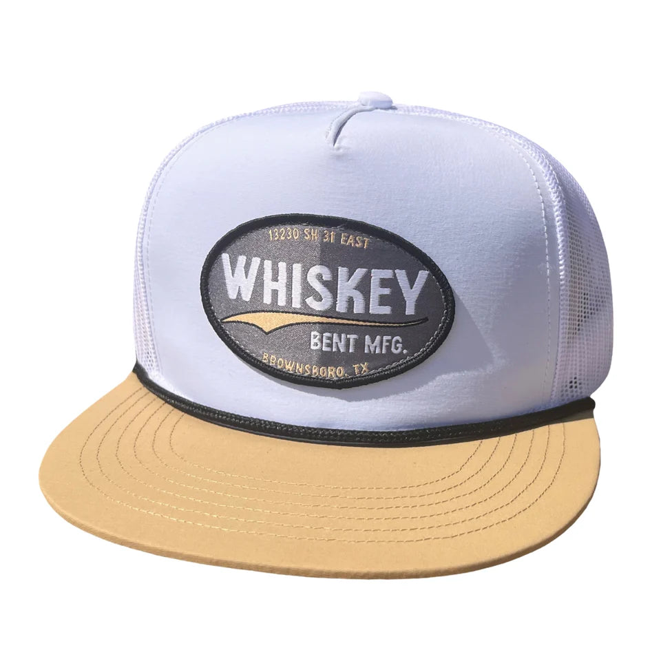 Whiskey Bent Hat Co. The Bodie Cap in White