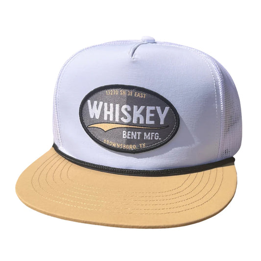 Whiskey Bent Hat Co. The Bodie Cap in White