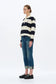 Bayeas Low Rise Straight Leg Jeans in Retro Dark Blue