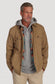 True Grit Route 66 Blanket Lined Jacket in Khaki