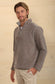 True Grit Apres Lux Chenille & Sherpa 1/4 Zip Pullover