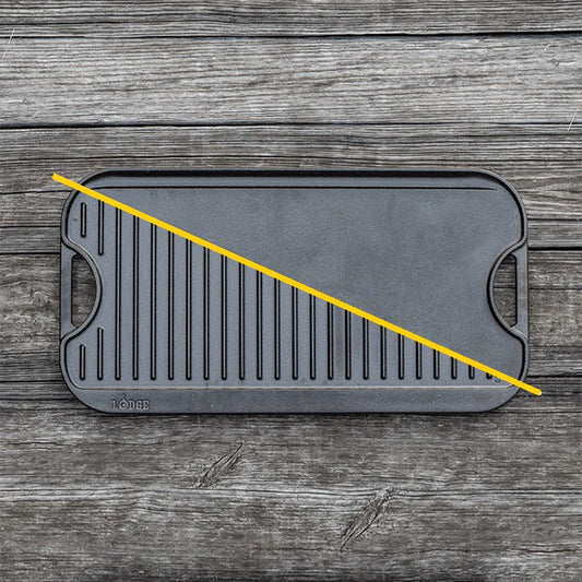 Lodge 20"x10.5" Inch Pro-Grid Reversible Grill/Griddle