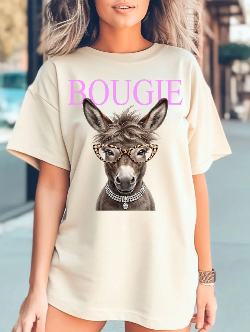 Bougie Donkey Rhinestone Tee