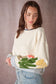 Blue B Tulip Patchwork Knit Top