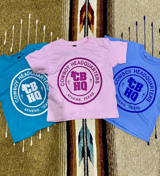 Youth CBHQ Tee in Blue