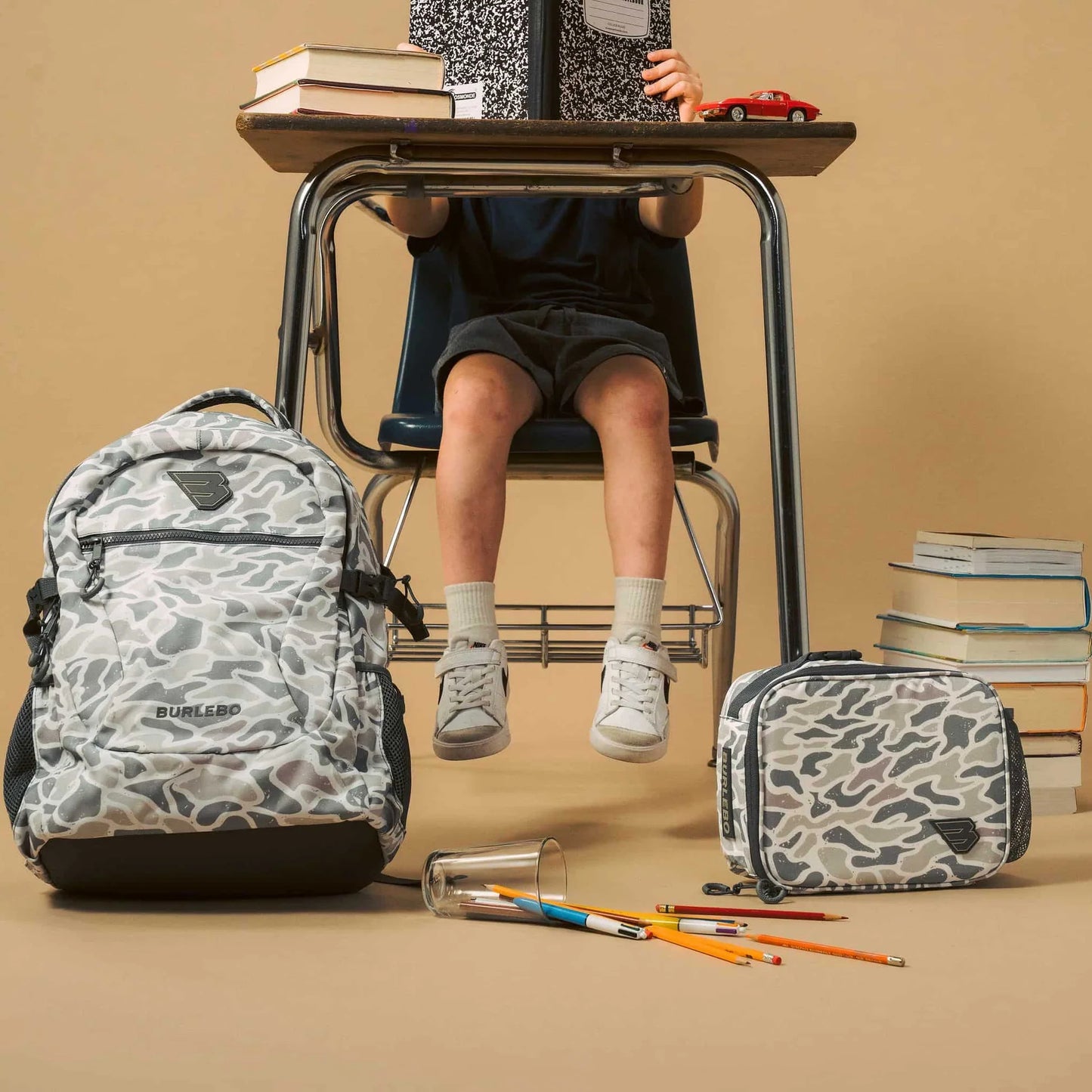 Burlebo White Camo Backpack