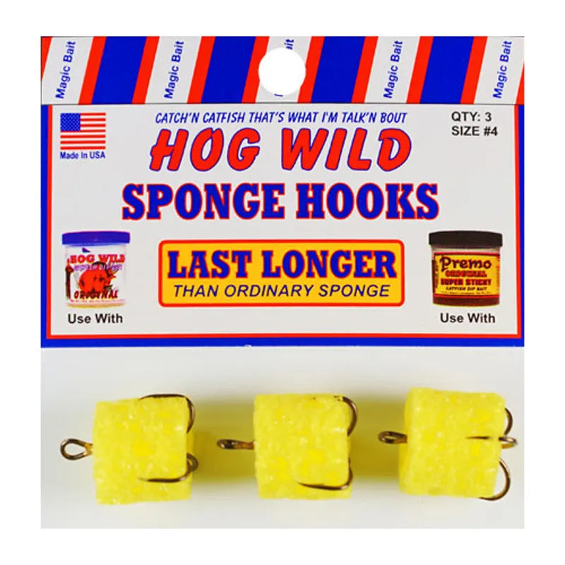 Magic Bait Hog Wild Sponge Hooks