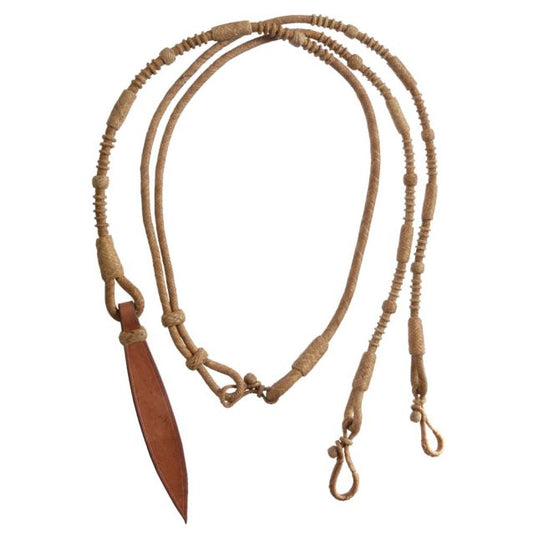 Tough1 Royal King Rawhide Braided Romal Reins