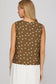 Brown Polka Dot Sleeveless Top