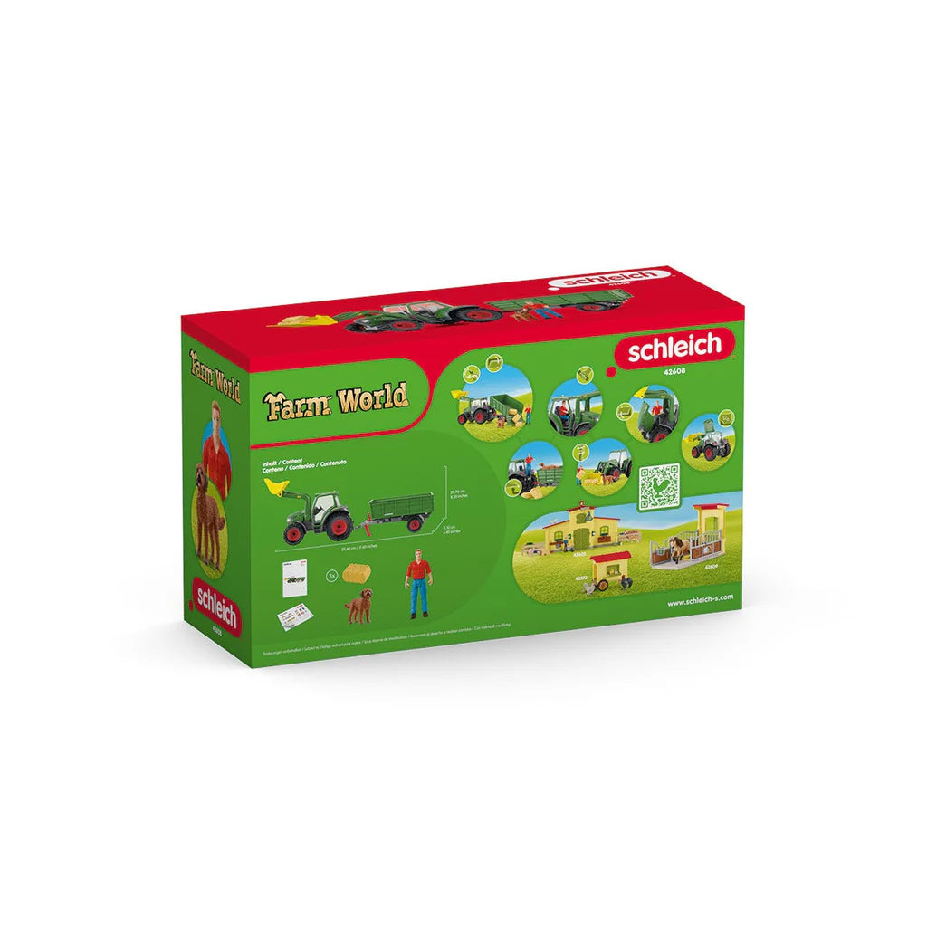Schleich Tractor with Trailer