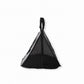 Black mesh cat carrier on a white background