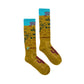 Lucky Chuck Cactus Alley Wild West Show Tan Performance Socks