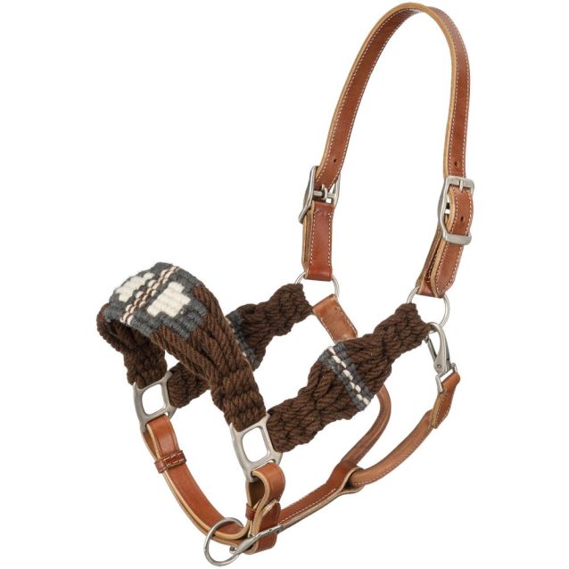 Tough1 Wool String Leather Halter – Cowboy Headquarters