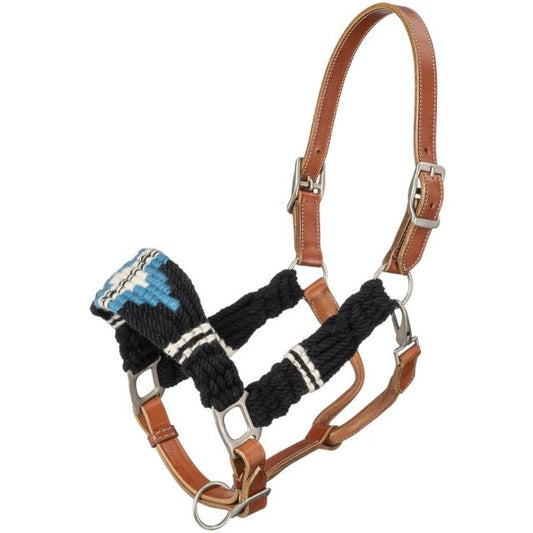 Tough1 Wool String Leather Halter