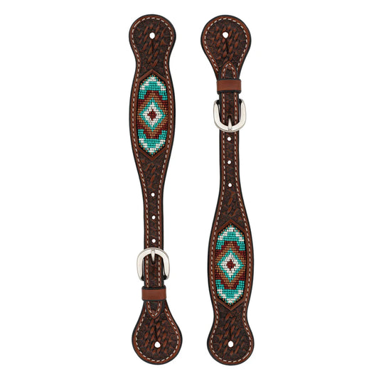 Weaver Ladies Beaded Spur Straps