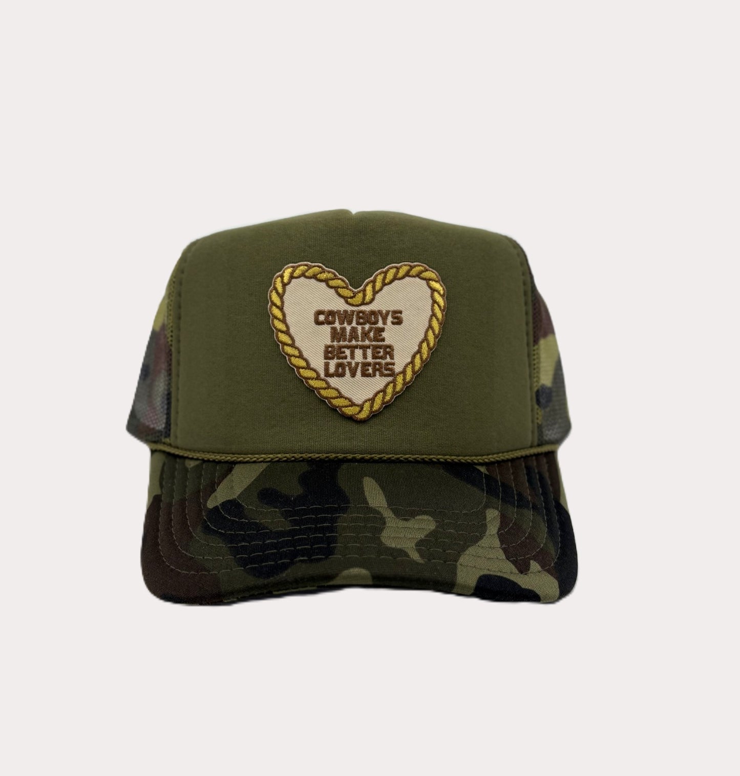 Camo Cowboys Make Better Lovers Patch Cap