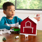 John Deere 1:64 Scale 24 Piece Farm Playset with On-the-Go Barn