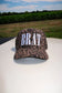 The Happiest Leopard Brat Cap