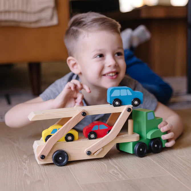 Melissa & Doug Wooden Car Carrier