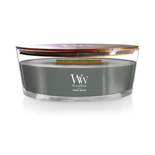 WoodWick Evening Bonfire Ellipse Candle